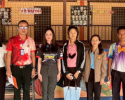 ลงพื้นที่สำรวจความเสียหายและตรวจสอบข้อเท็จจริง กรณีสถานศึกษาได้รับผลกระทบจากภัยธรรมชาติ