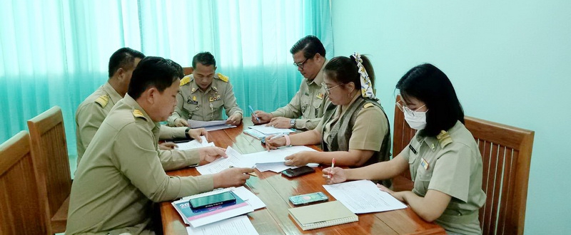 ประชุมจัดสรรงบประมาณการจัดการแข่งขันกรีฑา - กีฬาต้านยาเสพติด