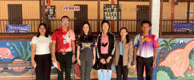 ลงพื้นที่สำรวจความเสียหายและตรวจสอบข้อเท็จจริง กรณีสถานศึกษาได้รับผลกระทบจากภัยธรรมชาติ